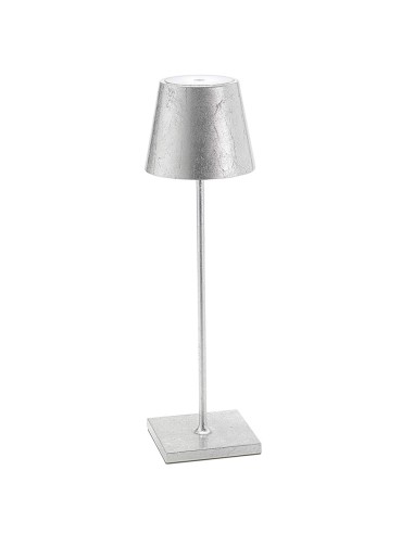 Zafferano Poldina Pro Table Lamp Silver