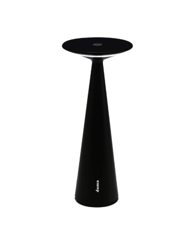 Zafferano Dama Pro Black Table Lamp 