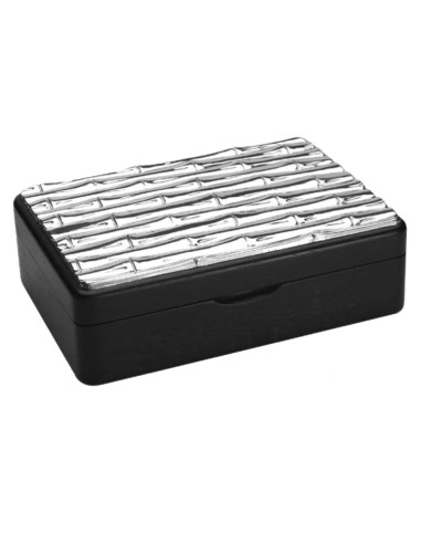 925 Sterling Silver Bamboo Jewelry Box