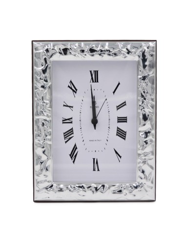 Glossy Creased Effect Table Clock