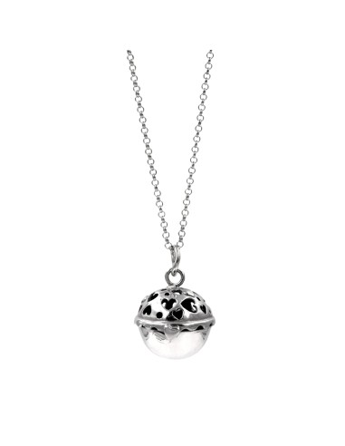 Collana Chiama Angeli con Cuori in Argento  