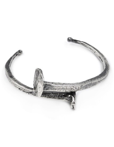 925 Sterling Silver Nails Bracelet 