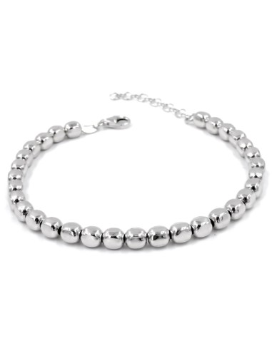 925 Sterling Silver Nuggets Bracelet  