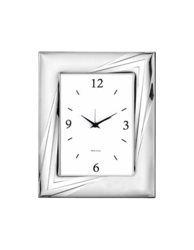 Glossy and Satin Table Clock with Alarm 