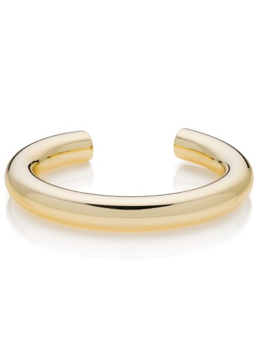 Golden Round Tube Bangle