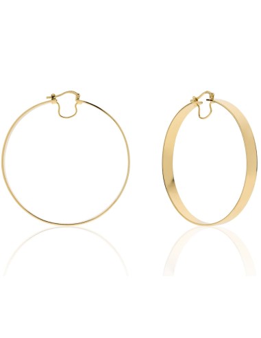 Lux Golden Hoop Earrings