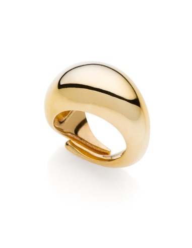 Aria Maxi Gold Plated Sterling Silver Ring 