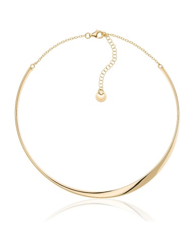 Gold Plated Sterling Silver Choker Necklace