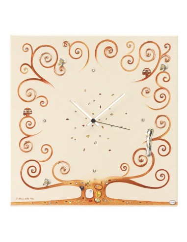 Klimt's Tree Of Life Wooden Wall Clock