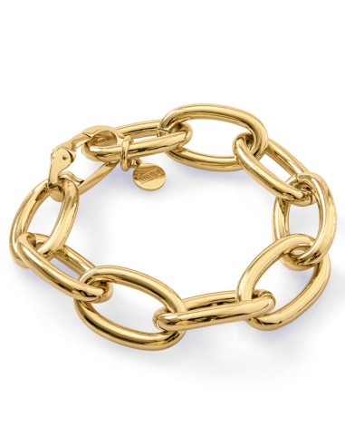 Gold Plated Bronze Chain Bracelet 