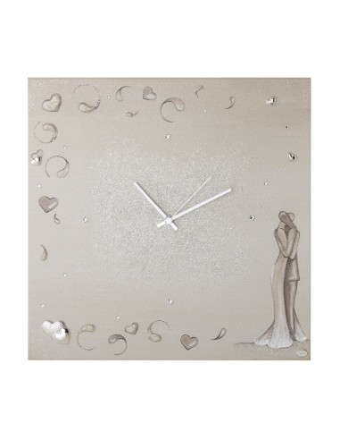 Lovers Wooden Clock 