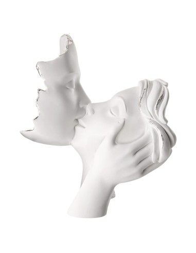 Scultura I Volti dell' Amore in Resina Bianca 