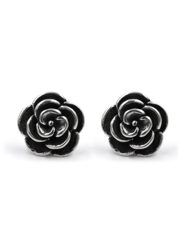 Camellia Earrings 925 Sterling Silver