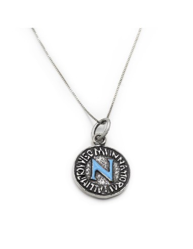 Collana con Medaglietta Napoli in Argento