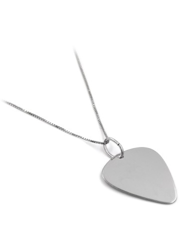 Customizable Guitar Pick Pendant Necklace 