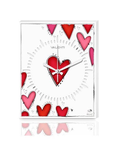 Hearts Wall or Table Clock