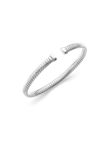 Bracciale Bangle Ovale Tubogas in Argento