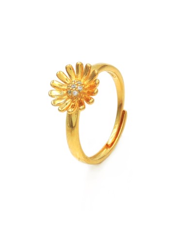 925 Sterling Silver Daisy Ring 