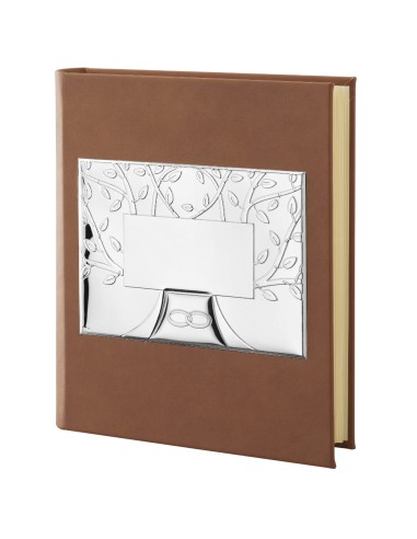 Wedding Photo Album with Customizable Tree Of Life Plate