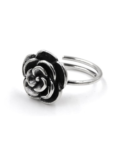 Anello Camelia in Argento 