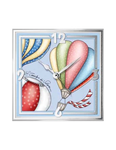 Hot Air Balloons Table Clock 