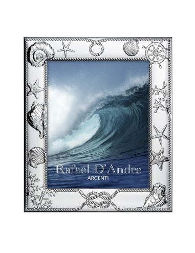 Silver Picture Frame Glossy Sea 5 x 7   