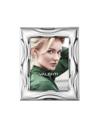 Picture Frame Glossy Waves by Valenti Argenti cm 9x13 in Silver  