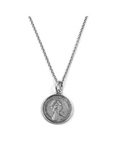 One Pound Sterling Silver Necklace 