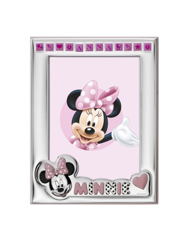 Cornice Portafoto Disney Bambina Minnie Personalizzabile cm 13x18